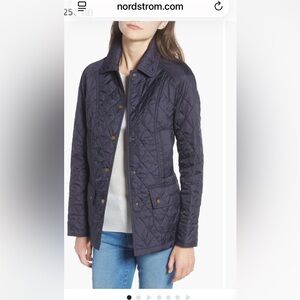 Barbour Women’s Navy Quilted Jacket 4 NWT